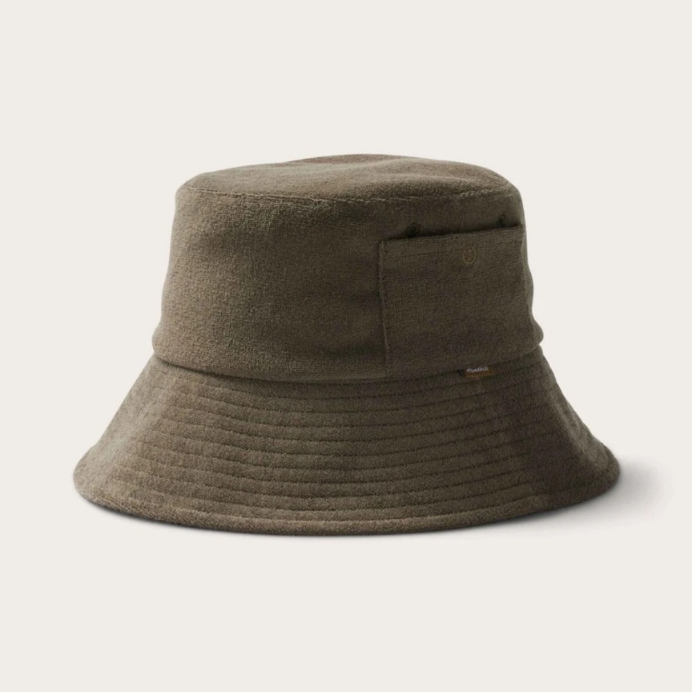 Hemlock Women’s Marina Bucket Hat in Olive Resortwear Sun Hat Beach Hat